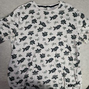 Rugby University Floral Print Tee